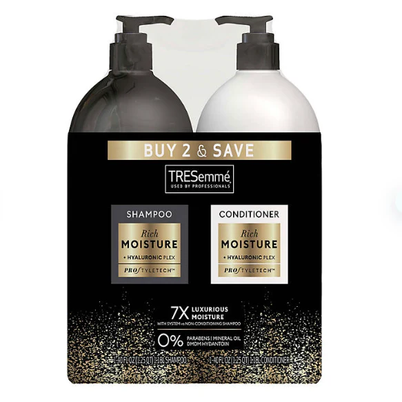 TRESemm�� Moisture Rich Shampoo & Conditioner Value Pack