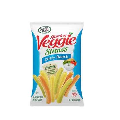 Sensible Portions Garden Veggie Straws Zesty Ranch 1 Oz