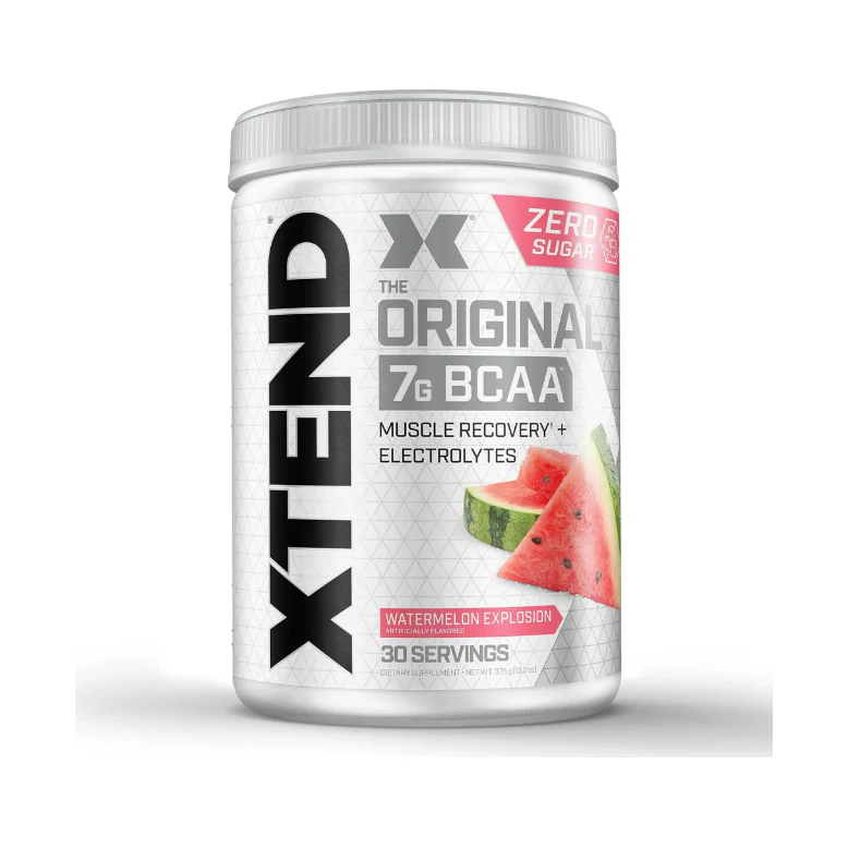 XTEND Original BCAA Post Work Muscle Recovery & Hydration Amino Acids, Watermelon, 30 Servings