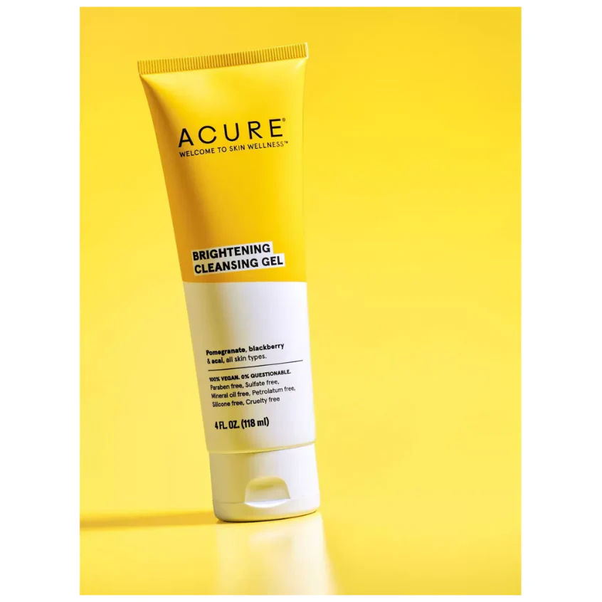 Acure Brightening Cleansing Gel - Citrus - 4 fl oz