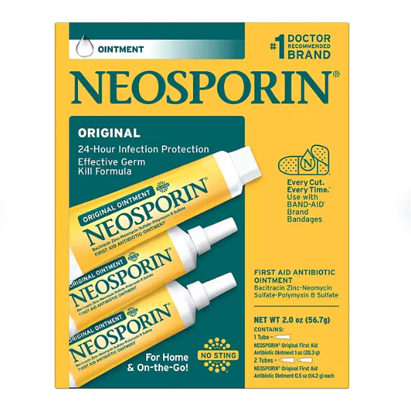 Neosporin Original Ointment (1 oz. tube + .5 oz. tube, 2 pk.)