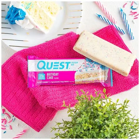 Quest Birthday Cake Protein Bar, 2.12 Oz