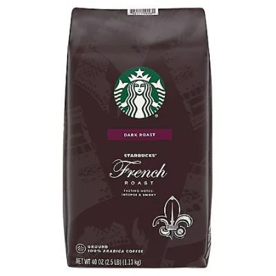 Starbucks Dark French Roast Ground Coffee (40 oz.)