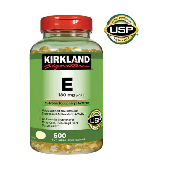 Kirkland Signature Vitamin E 180 mg., 500 Softgels