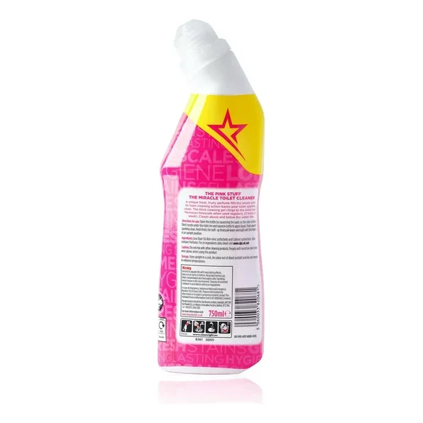 The Pink Stuff, Miracle Toilet Cleaner Gel, Bathroom Cleaner, 25.4 fl. oz. Bottle