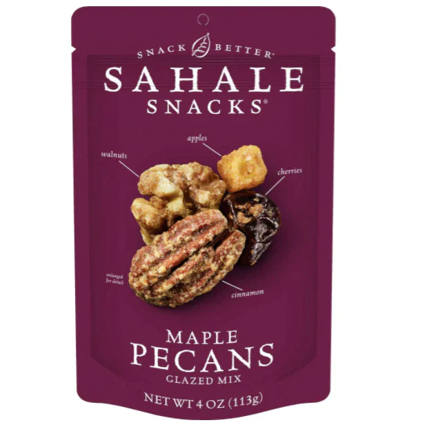 Sahale Snacks Maple Pecans Glazed Mix, Gluten-Free Snack, 4 Oz