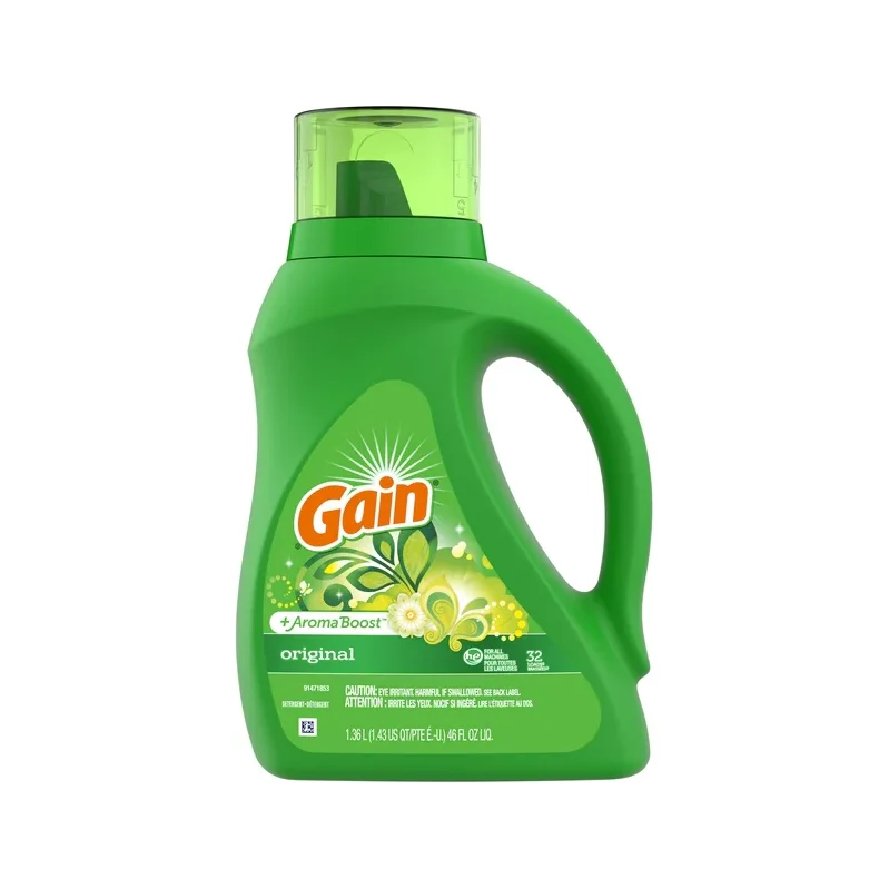 Gain + Aroma Boost Original Scent HE Compatible Liquid Laundry Detergent Soap