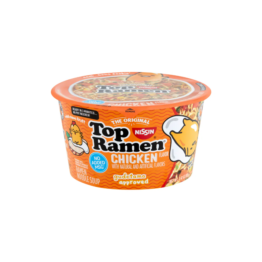 Nissin The Original Top Ramen Chicken Flavor Ramen Noodle Soup, 3.42 oz
