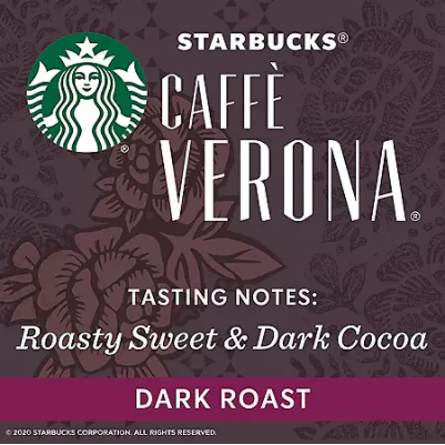 Starbucks Caffe Verona Ground Coffee, Dark Roast (40 oz.)