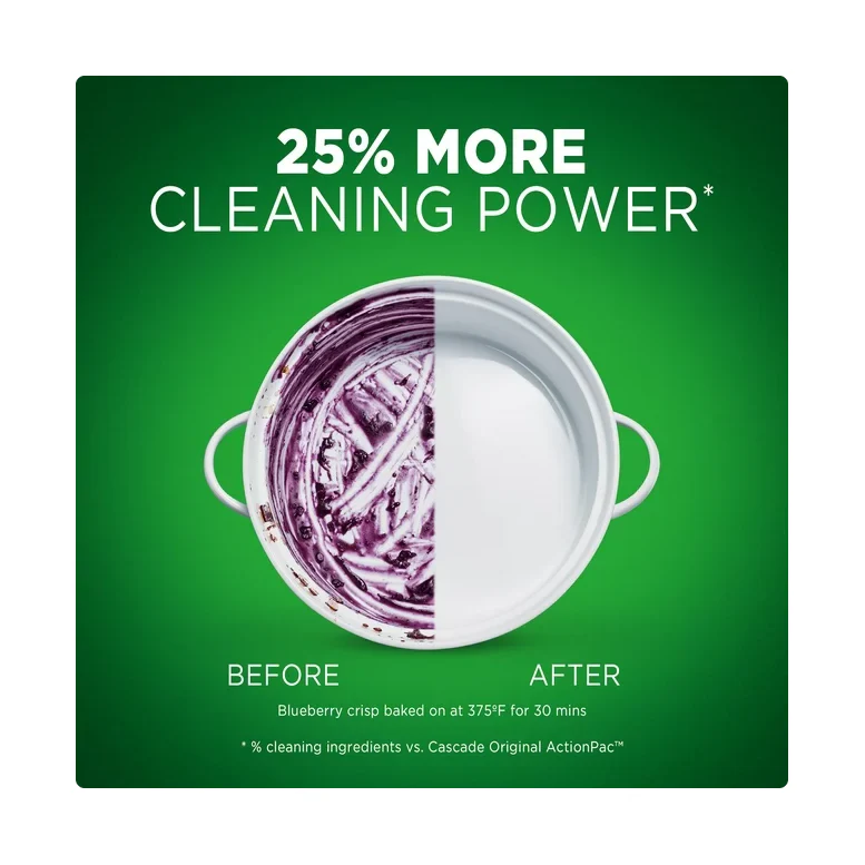 Cascade Complete ActionPacs, Dishwasher Detergent, Fresh Scent, 78 Ct