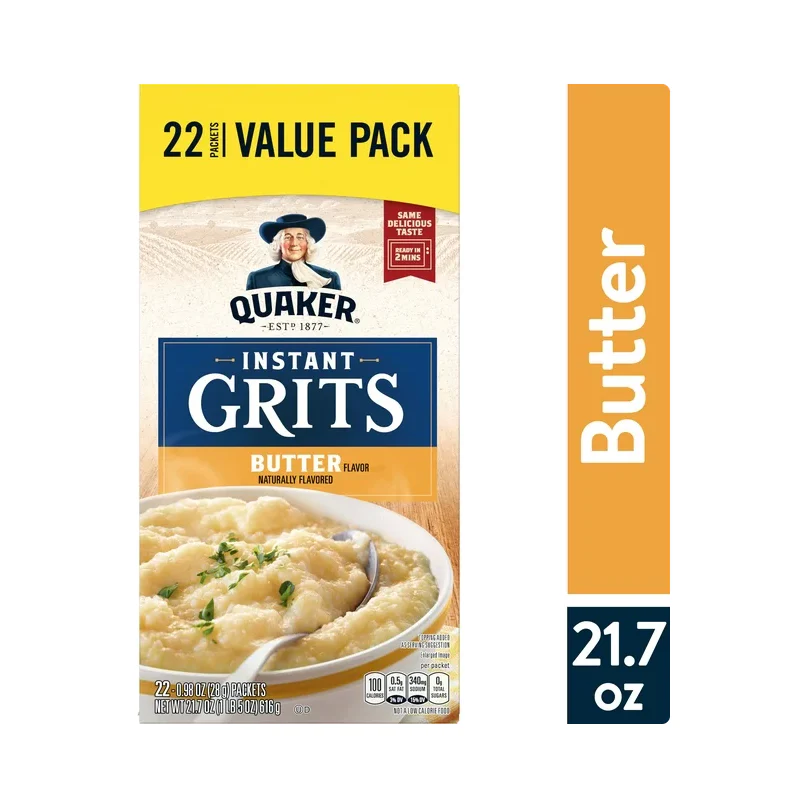 Quaker, Instant Grits Value Pack, Butter, 0.99 oz, 22 Packets