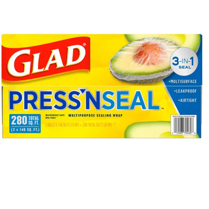 Glad Press'n Seal Food Plastic Wrap (280 sq. ft., 2 pk.)