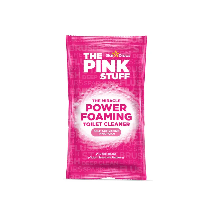 The Pink Stuff, Miracle Power Foaming Powder for Toilets, Bathroom Cleaner, 2 Pack, 7 oz.