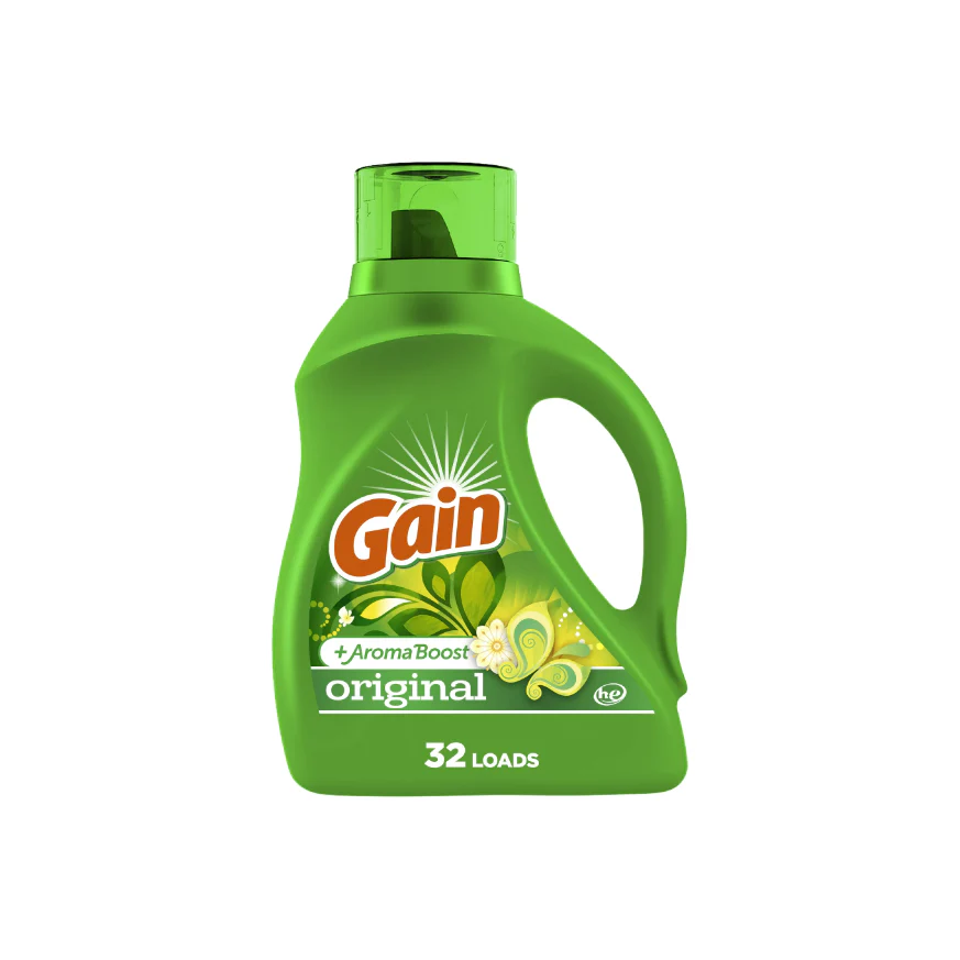 Gain + Aroma Boost Original Scent HE Compatible Liquid Laundry Detergent Soap