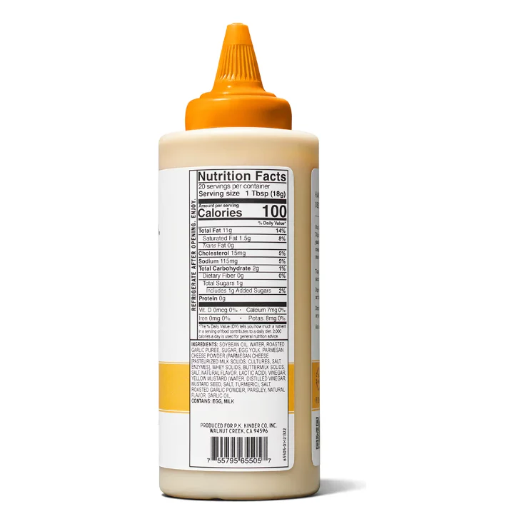 Kinder's Garlic Parmesan Wing Sauce 12.6oz