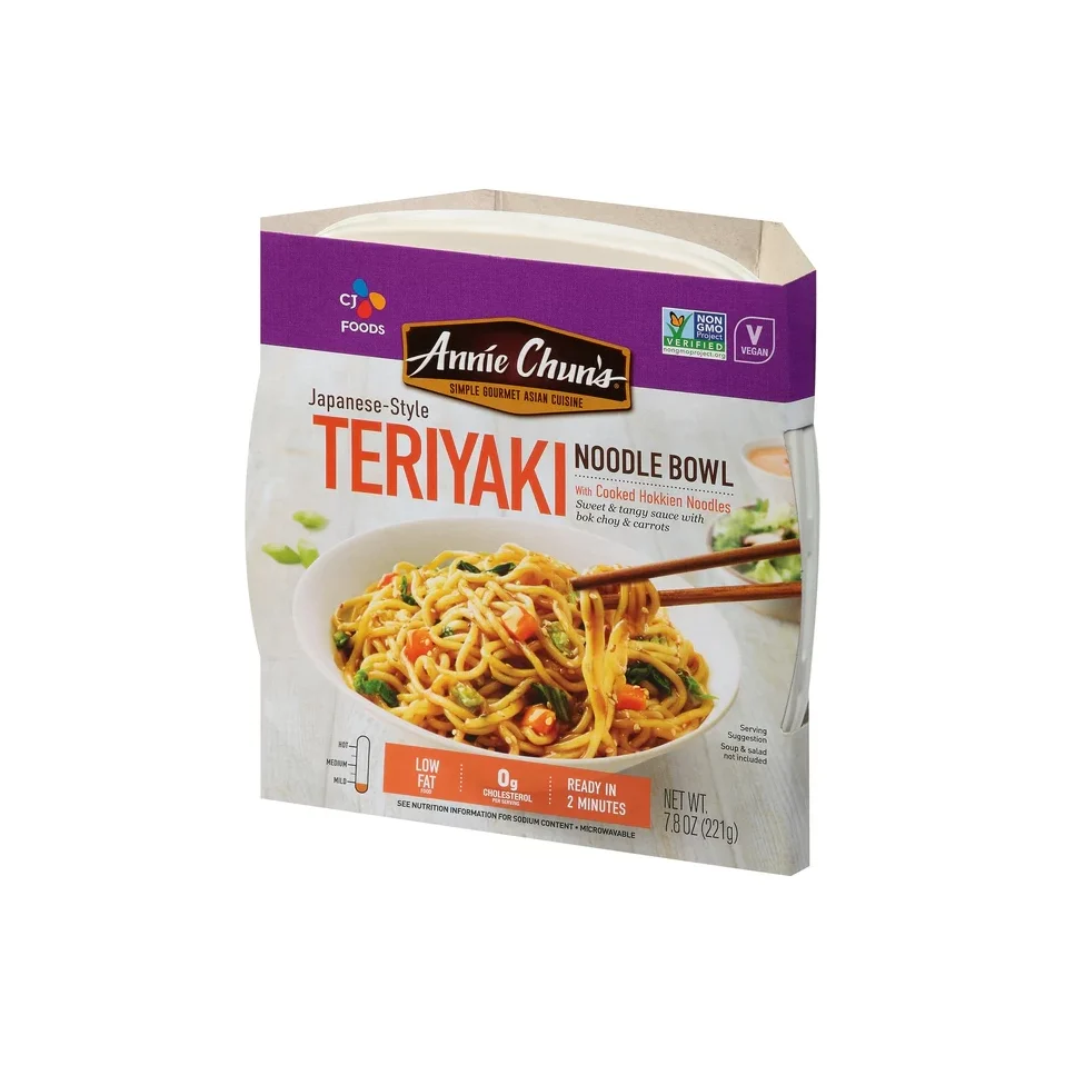 Annie Chun's Japanese-Style Teriyaki Noodle Bowl, Shelf Stable, 7.8 oz