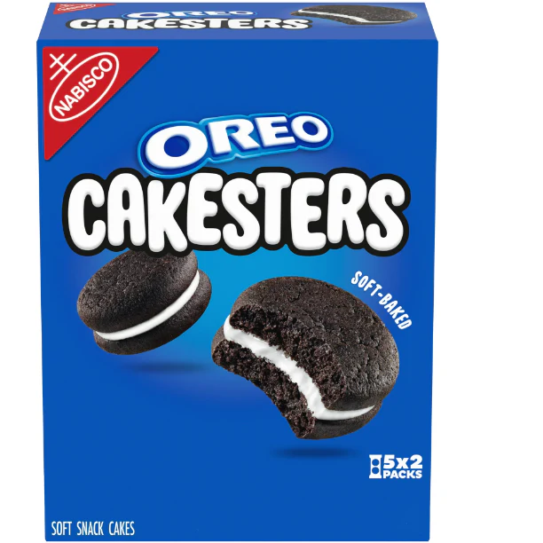 OREO Cakesters Soft Snack Cakes, 5 - 2.02 oz Snack Packs