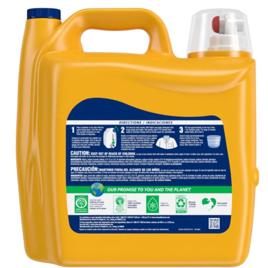 Arm & Hammer Plus OxiClean Odor Blasters Fresh Burst, 128 Loads Liquid Laundry Detergent, 201.6 Fl oz