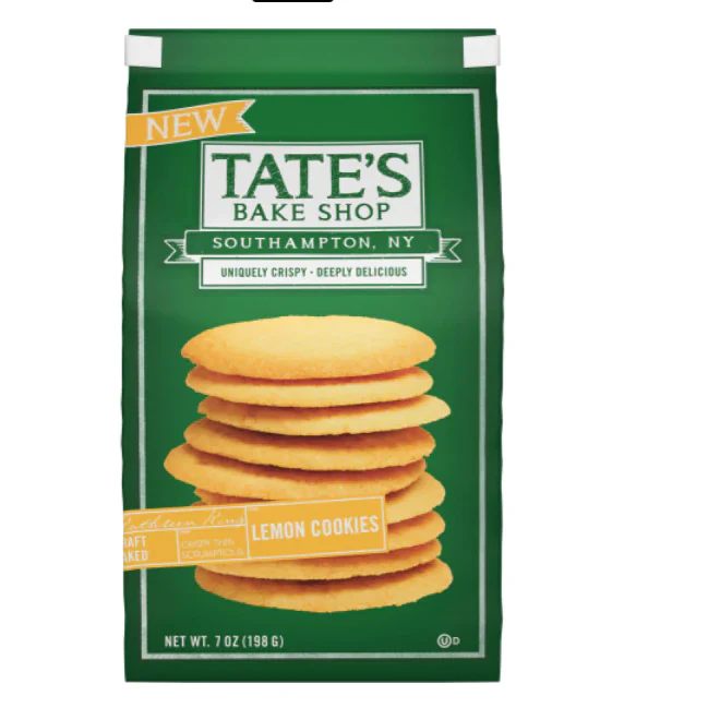 Tate's Bake Shop Lemon Cookies, 7 oz