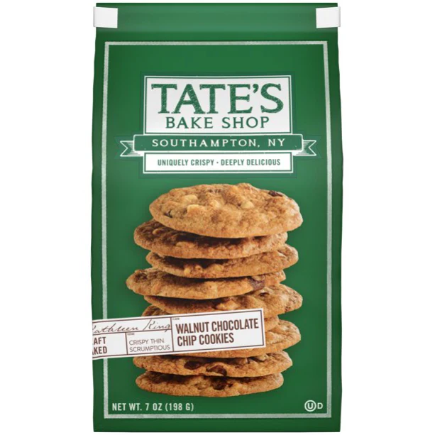 Tate's Bake Shop Walnut Chocolate Chip Cookies - 7oz