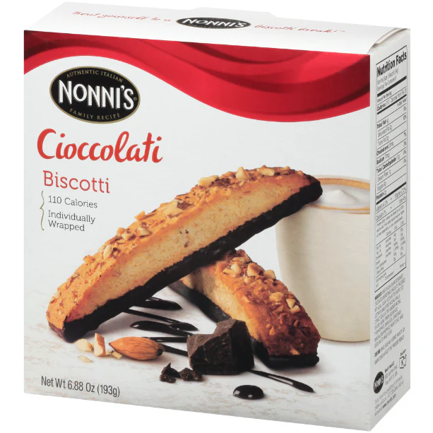 Nonni's Cioccolati Biscotti, 6.88 oz