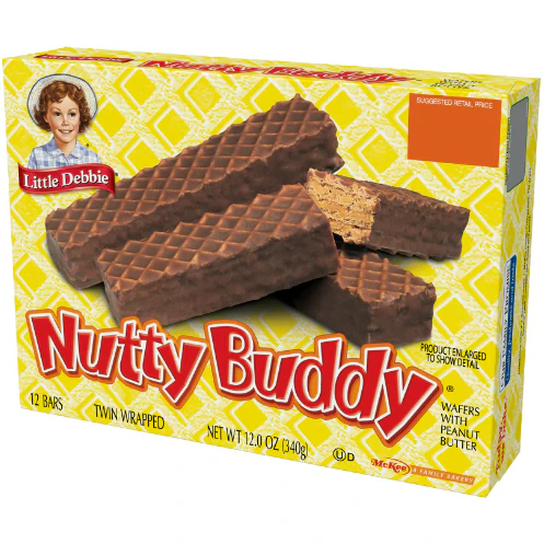 Snack Cakes, Little Debbie Family Pack NUTTY BUDDY ? wafers