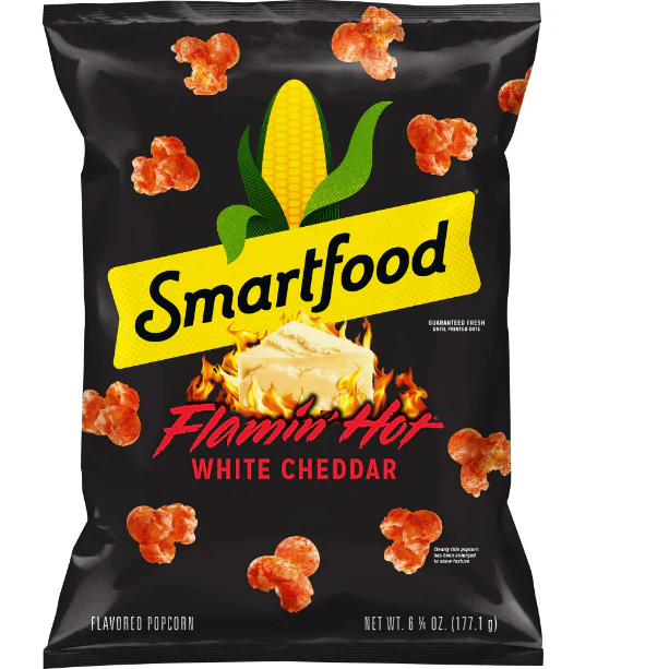 Smartfood Popcorn Flamin' Hot White Cheddar 6.25 Ounce