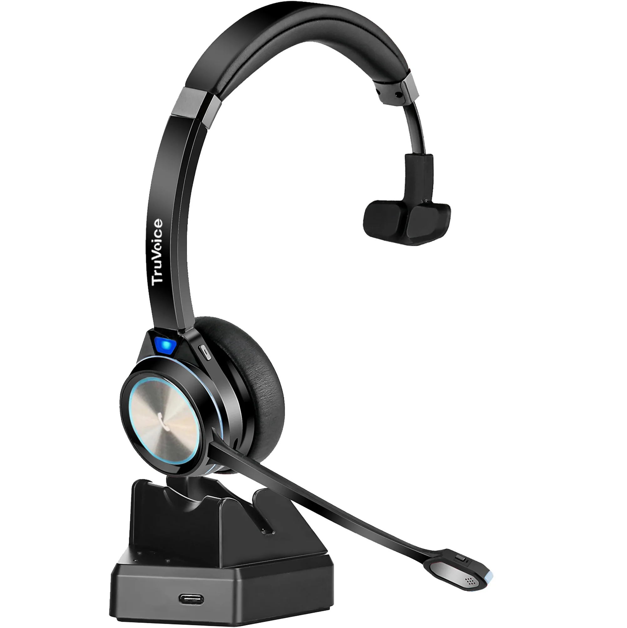 TruVoice Premium BT55 USB Wireless Bluetooth Headset - MPN: T02002