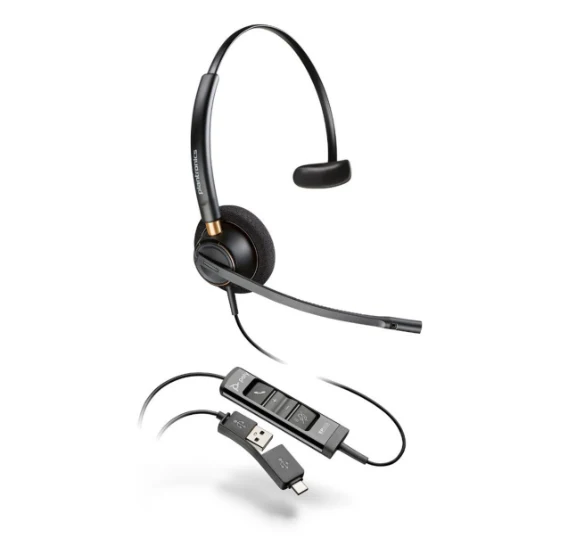 Poly EncorePro EP515 USB-A and USB-C Monaural MPN 783R0AA