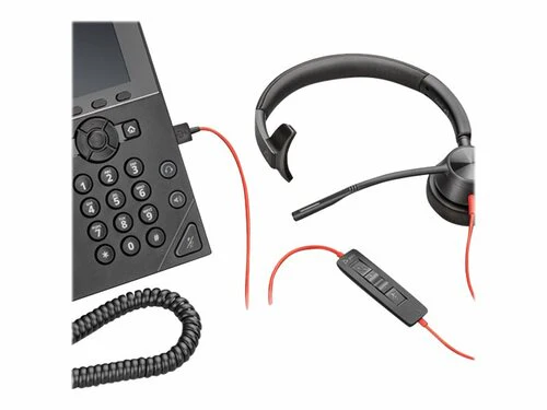 Poly Blackwire 3310 USB-C Mono Headset MPN 767F8AA