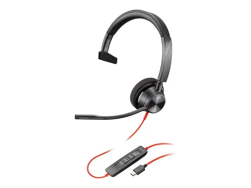 Poly Blackwire 3310-M USB-C Mono Headset MPN 760Q7AA