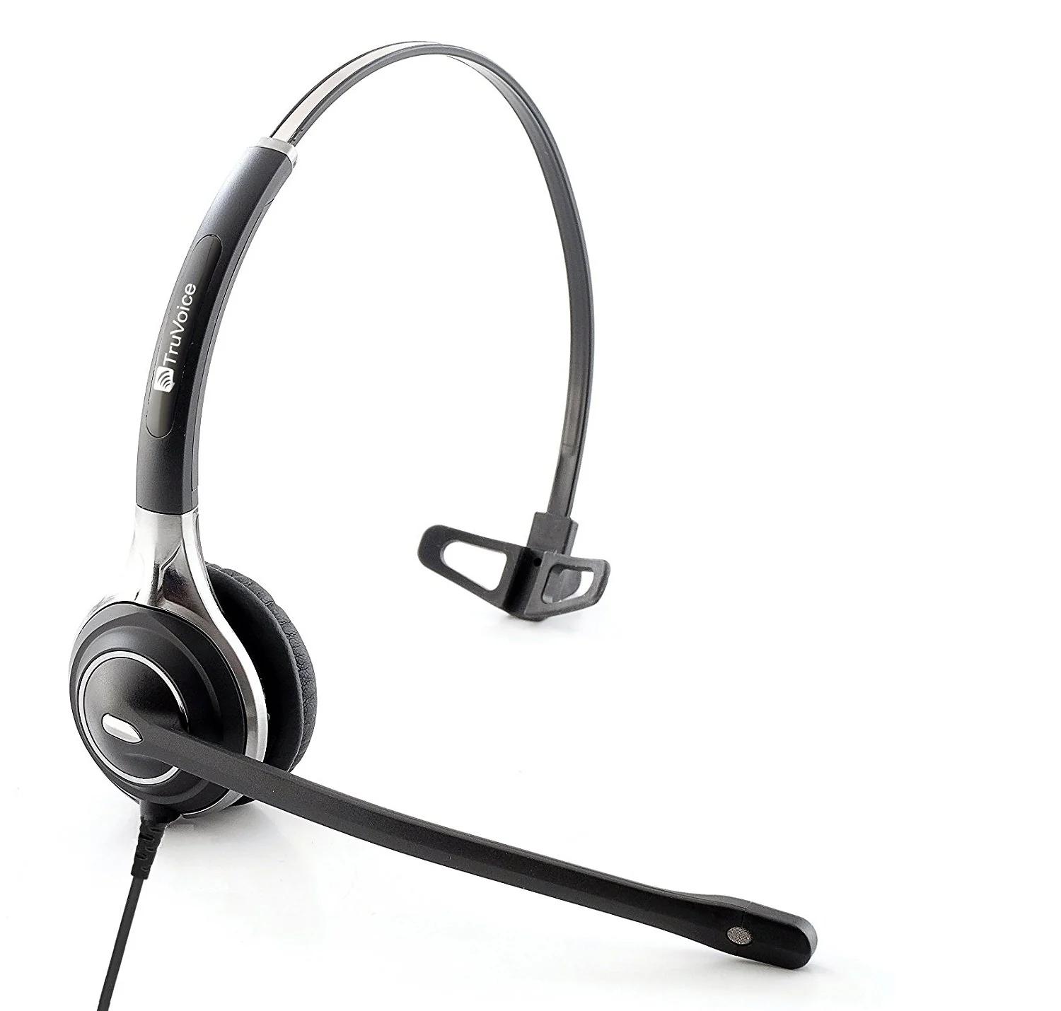 TruVoice HD-700 Single Ear Headset with Noise Canceling Microphone and HD Speakers - MPN: T00148