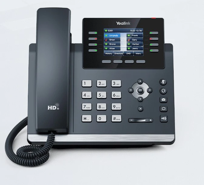 Yealink SIP-T43U 12- Line Unified Firmware Enhanced SIP Phone - MPN: 1301202