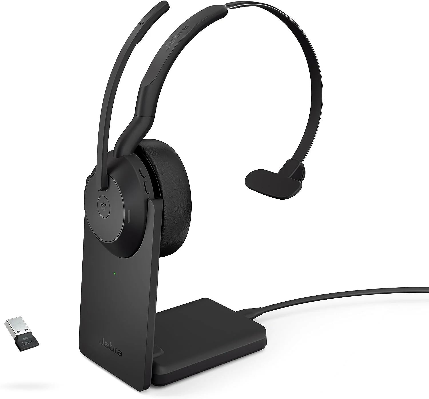 Jabra Evolve2 55 Mono USB-A with Charging Stand (UC) - MPN: 25599-889-989-01
