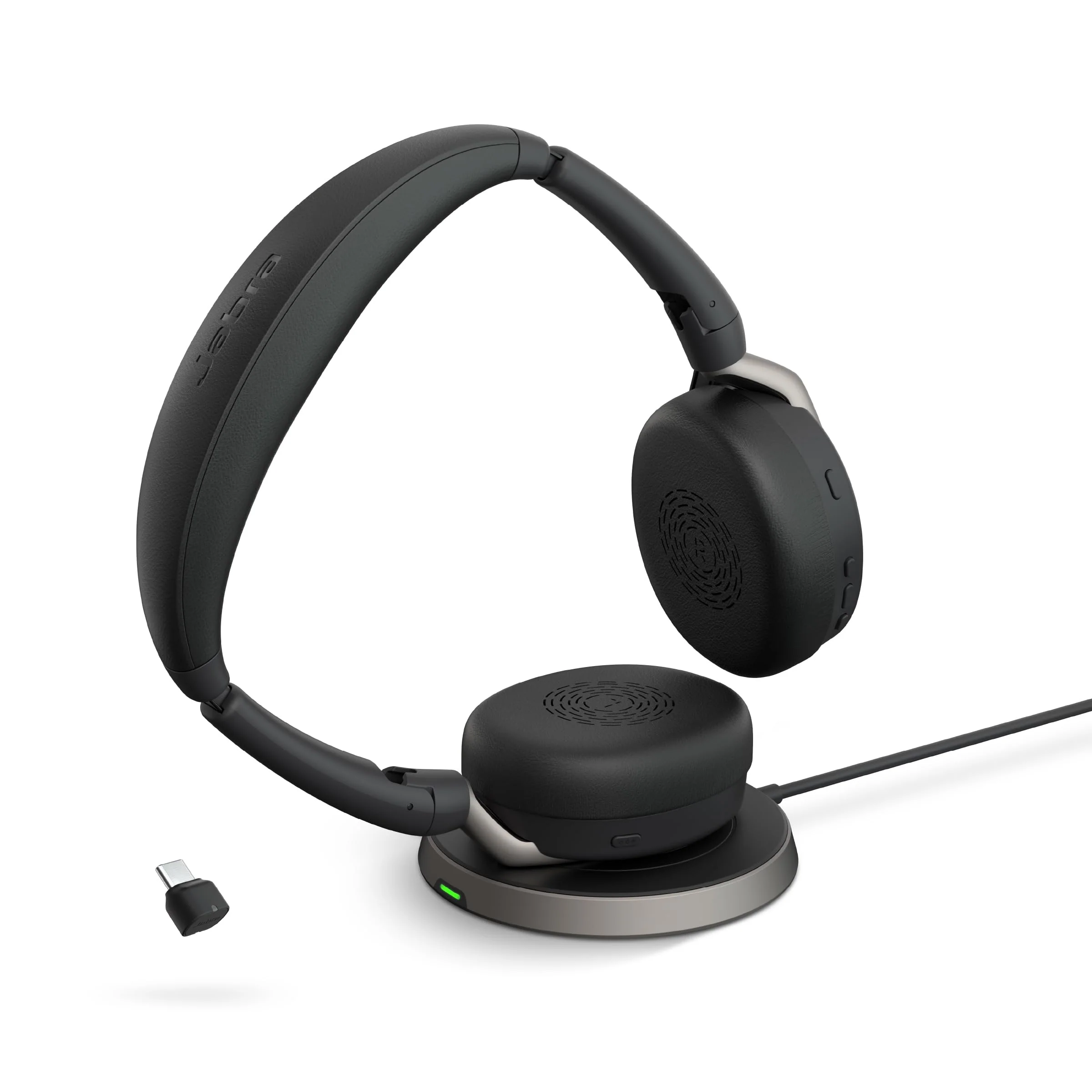 Jabra Evolve2 65 Flex Wireless Stereo Headset With charging Stand USB-C (MS) - MPN: 26699-999-889-01
