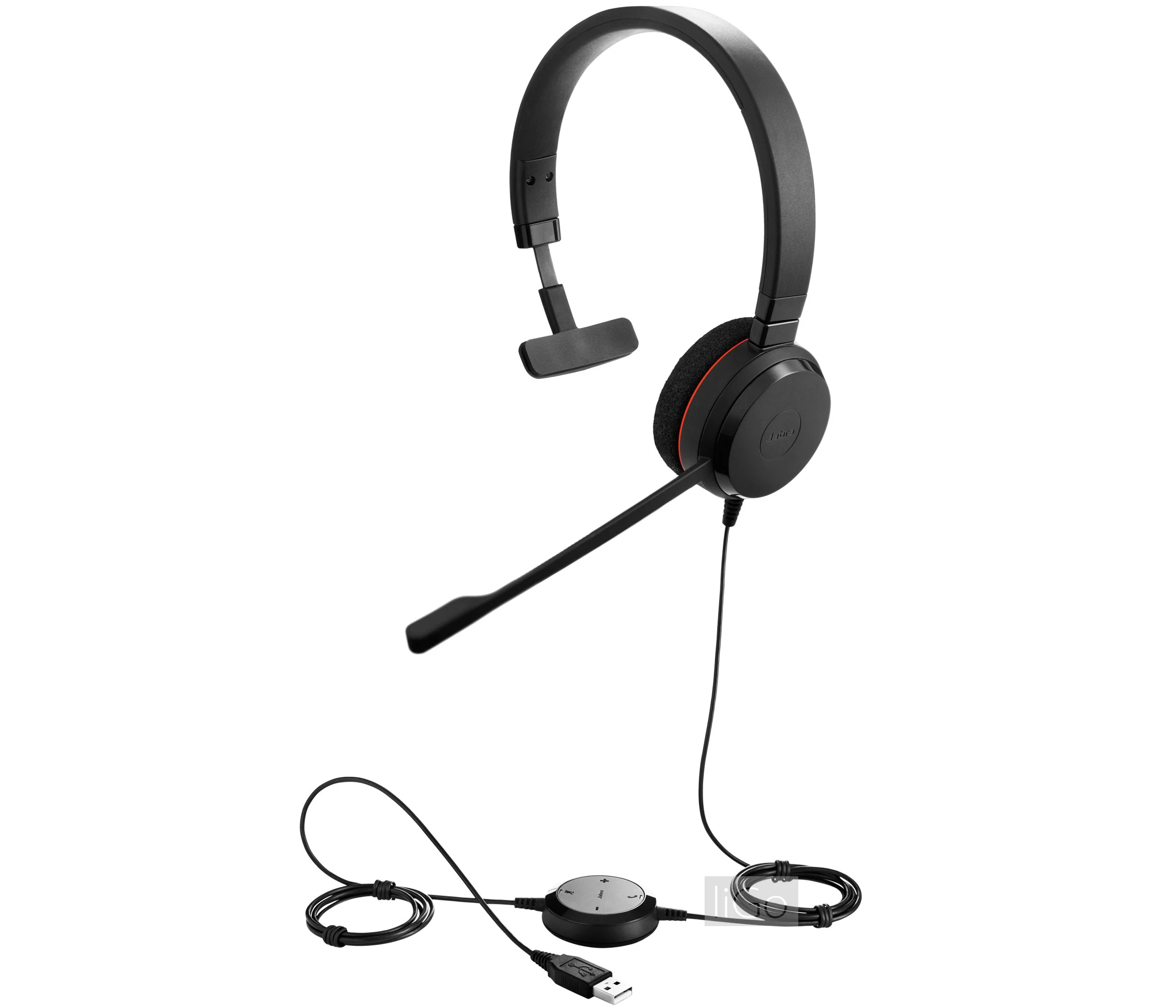 Jabra Evolve 20 Mono USB Headset USB-A and USB-C MS 4993-823-189-01