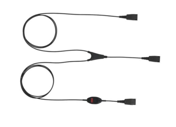 Jabra Supervisory Cord (Training Y-Cord) With Mute Button - MPN: 8800-02-01