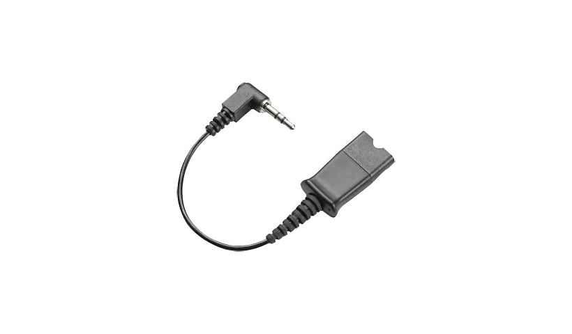 Poly / Plantronics QD to 3.5mm Bottom Cord - For Alcatel IP Phones MPN 85Q43AA