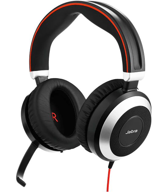 Jabra Evolve 80 Duo USB Headset (UC Optimised) - MPN: 7899-829-289
