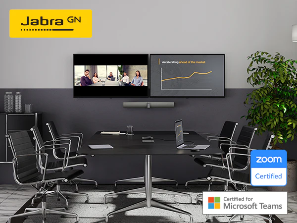 Jabra PanaCast 50 180�� Panoramic 4K USB Collaboration Videobar (Grey) - MPN: 8201-232