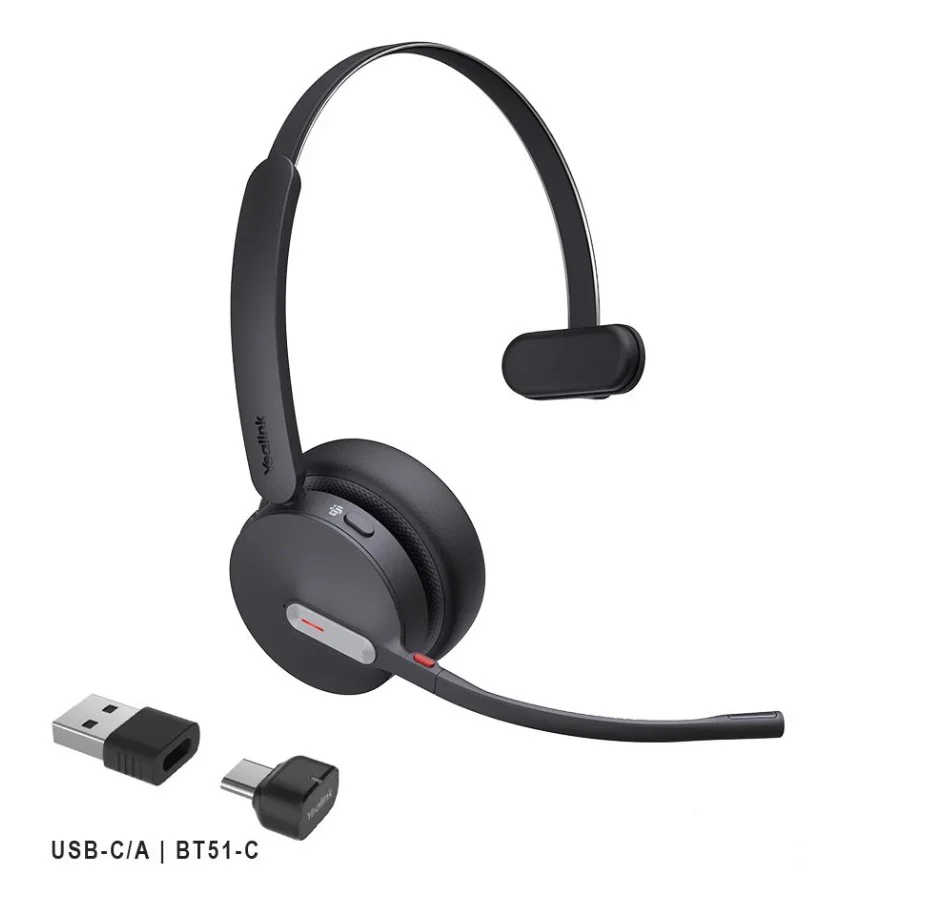 Yealink BH70 Mono UC USB-A/C Headset - MPN: 1208706