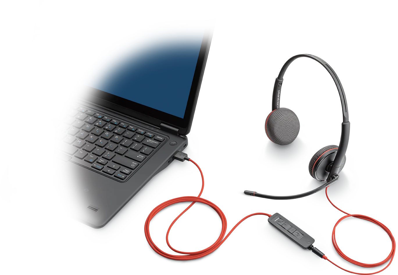 Poly / Plantronics Blackwire 3220 USB-A Binaural Headset MPN 80S02A6