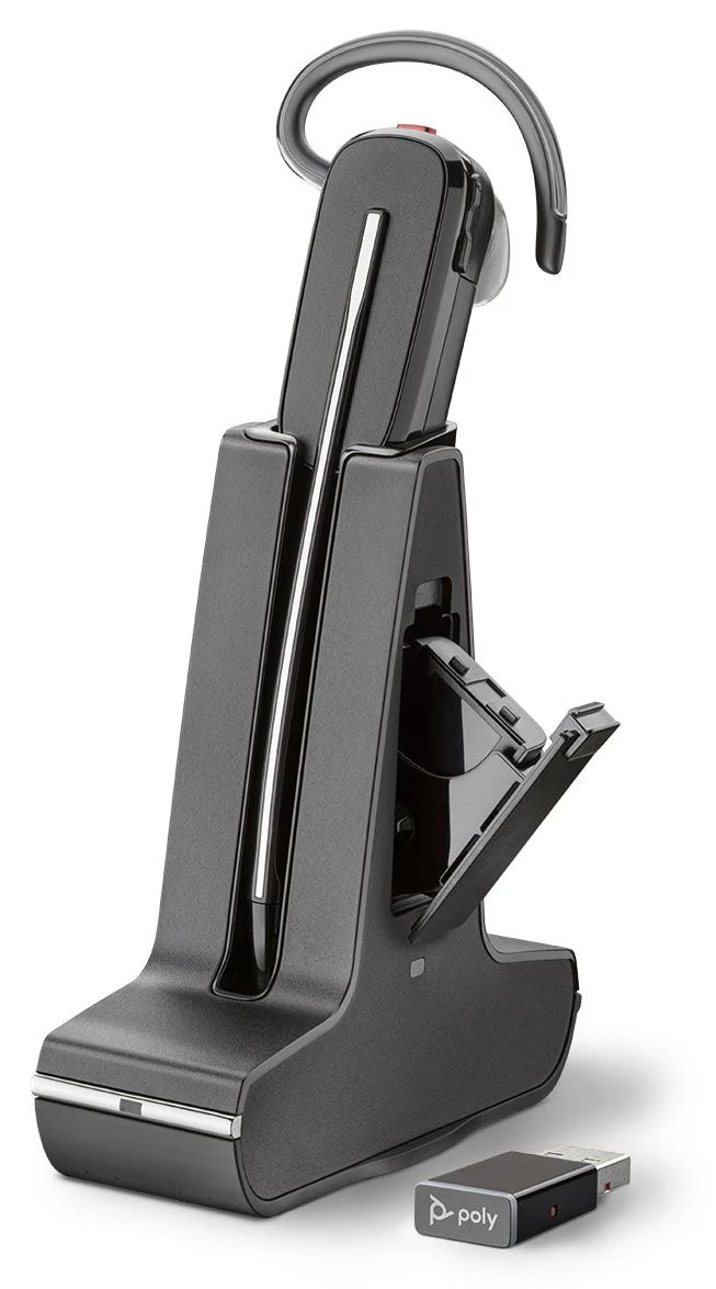 Poly Savi 8245 UC USB-A Convertible Wireless Headset, Certified for Microsoft MPN 77T36AA#ABA