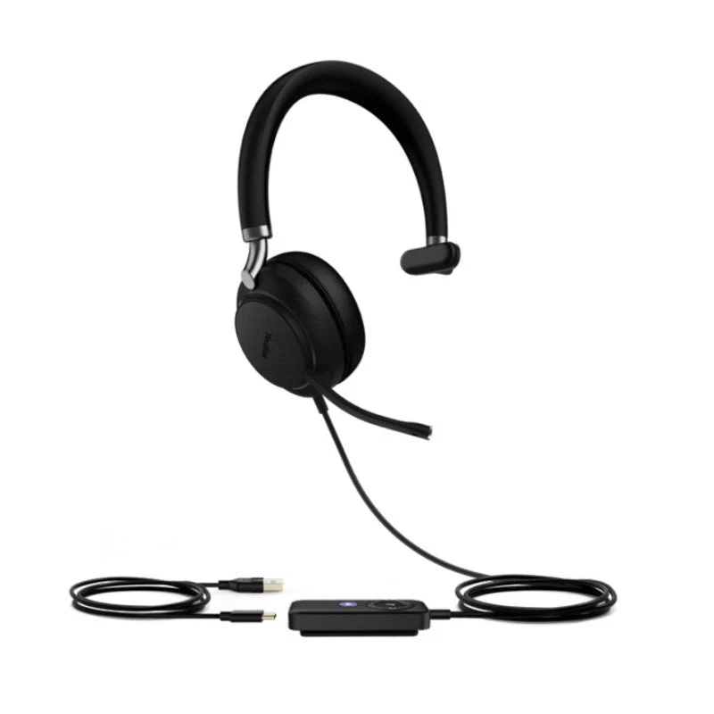 1308080 Yealink UH38 UC Mono USB-A and Bluetooth Headset Without Battery