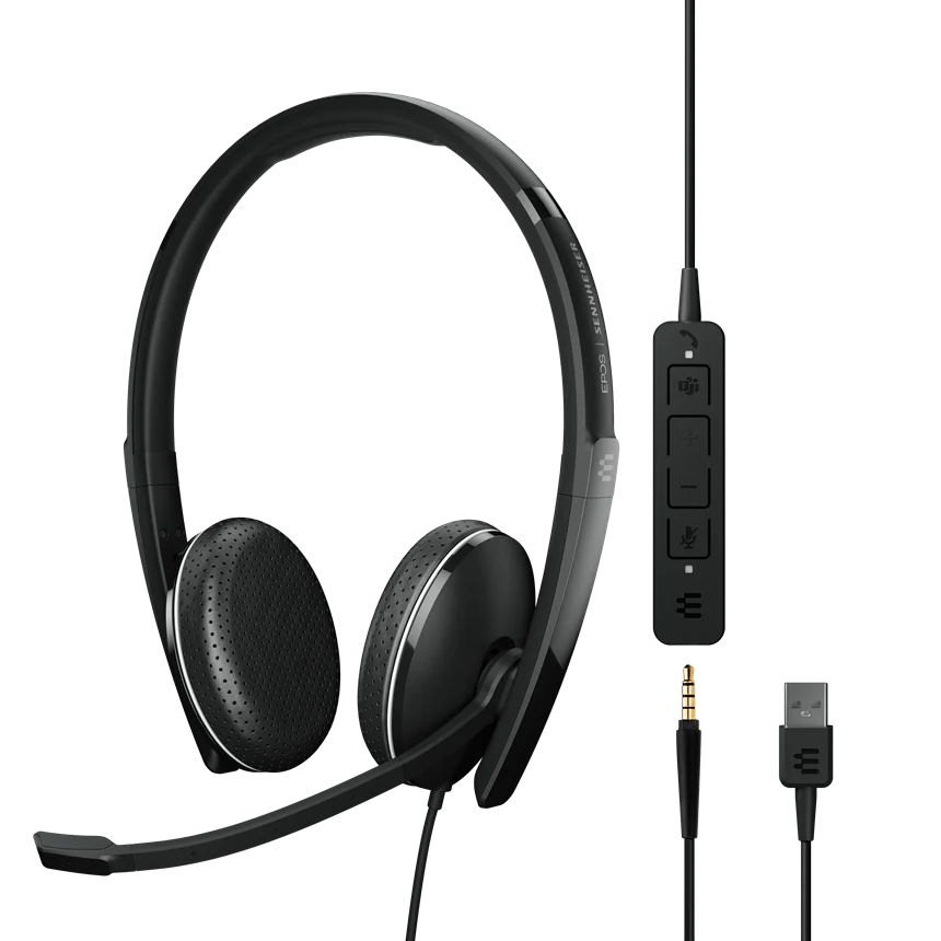 EPOS ADAPT 165T USB II Stereo Teams Certified Headset - MPN: 1000902