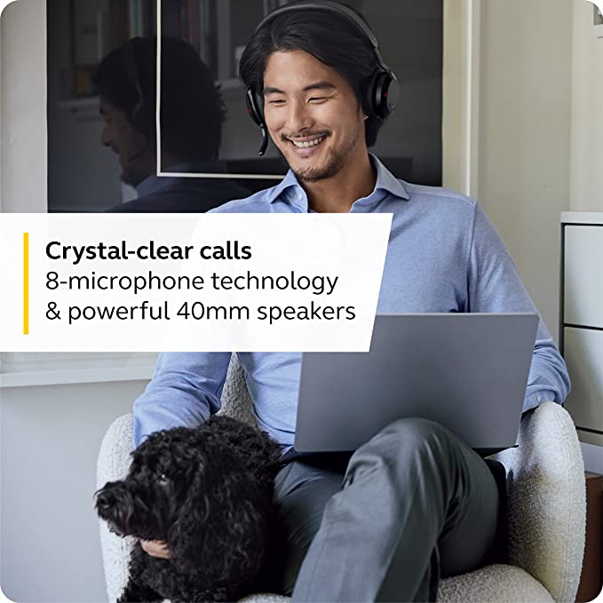 Jabra Evolve2 75, Wireless Headset, Link380A, MS Stereo, Black - MPN: 27599-999-999