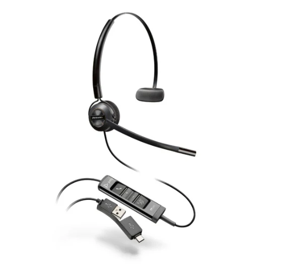 Poly EncorePro EP545 USB-A and USB-C Convertible MPN 783R4AA