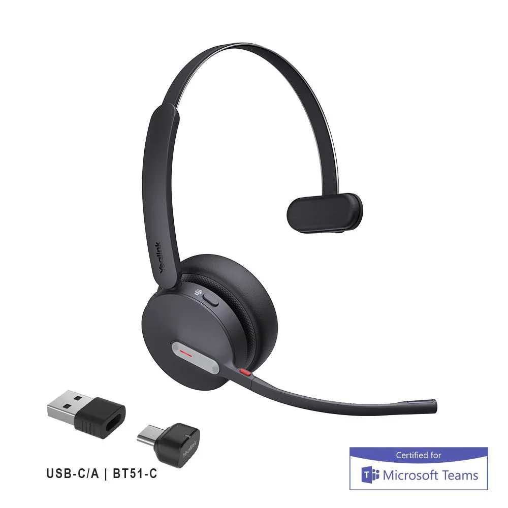 Yealink BH70 Mono Teams USB-A/C Headset - MPN: 1208705