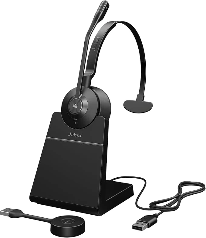 Jabra Engage 55 SE Mono Wireless Headset USB-A With Charge Stand (UC)  - MPN: 9653-435-125