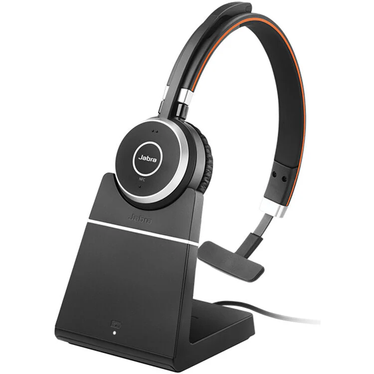 Jabra Evolve 65 SE Mono USB-A With Charging Stand (UC) - MPN: 6593-833-499